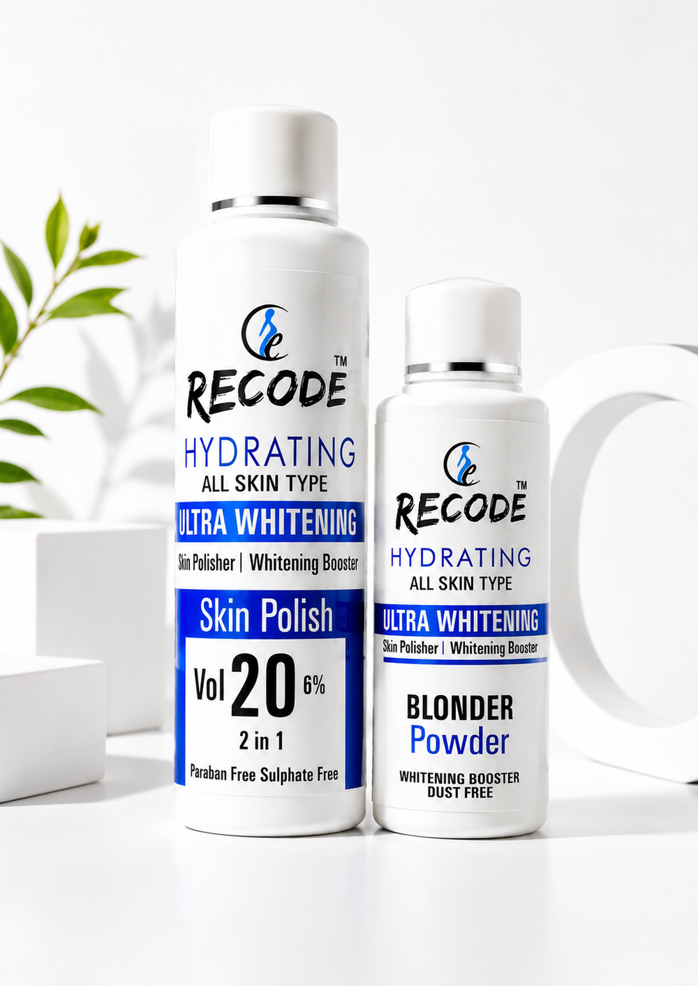 RECODE Skin Polish 2-in-1 Vol. 20 Developer + Blonder Powder